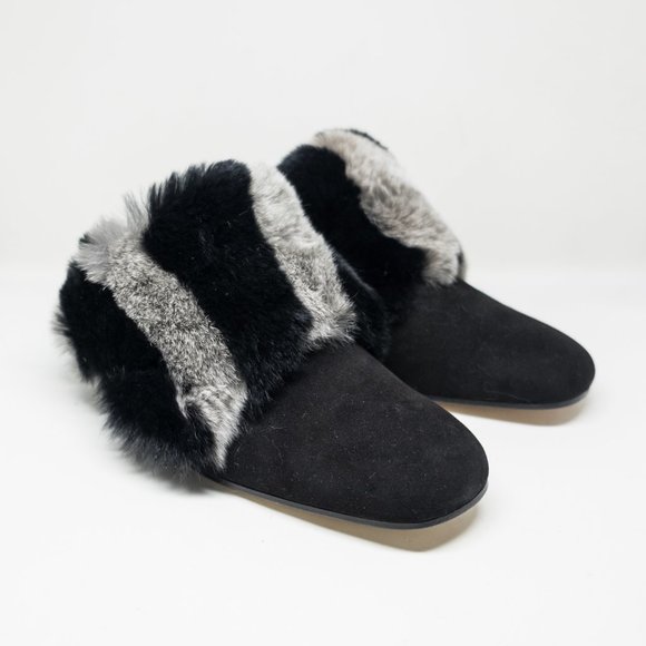 Stuart Weitzman Furgetit Fur Mules - Picture 3 of 6